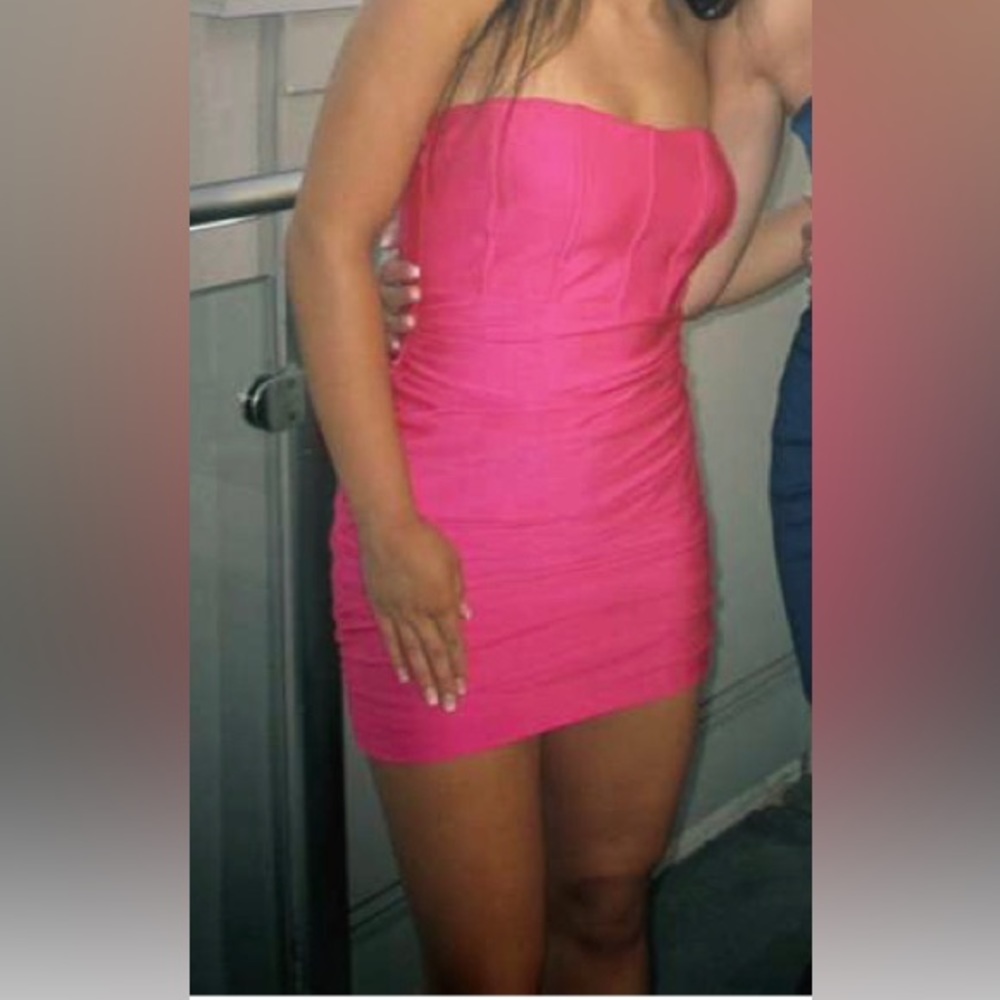 Strapless Pink Dress